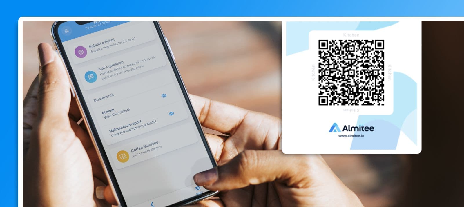 Almitee asset option screen