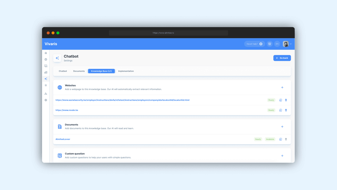 Knowledge base chatbot